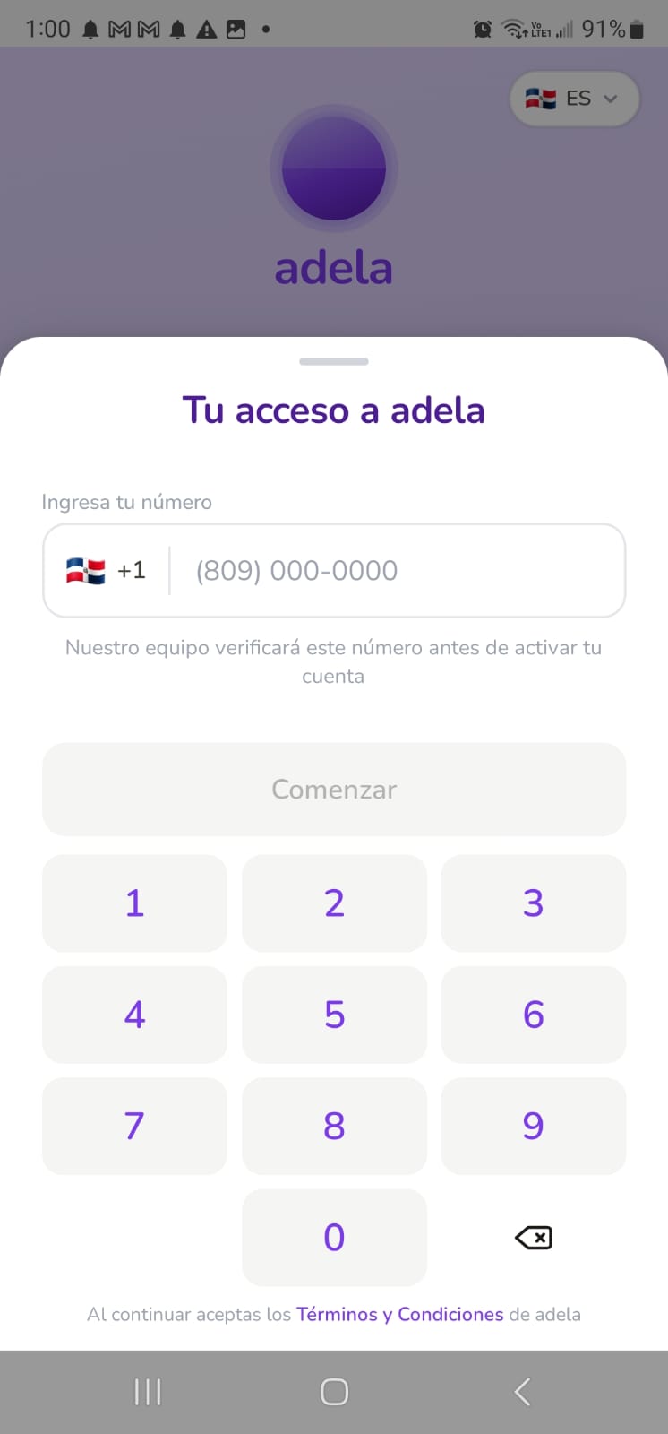 App Adela — Regístrate